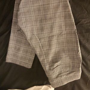 Plaid Capri pants